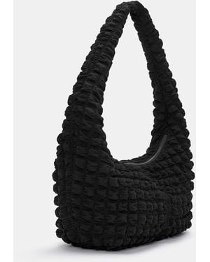 Pull&Bear Sac cabas matelassé - Noir