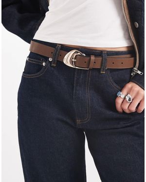 ASOS – hüft- und taillengürtel aus denim - Blau