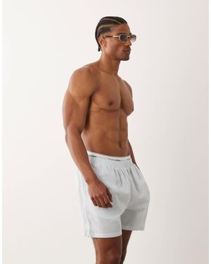 Calvin Klein Seersucker Shorts - White