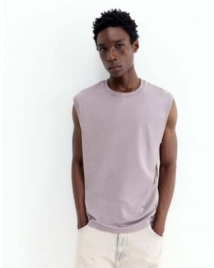 Pull&Bear Vest Top - Purple