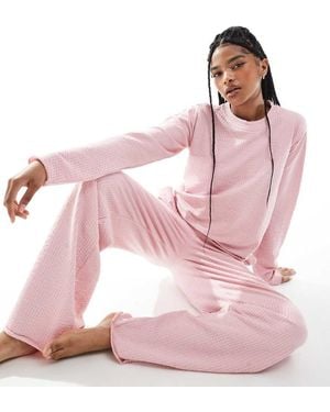 Threadbare Long Sleeve Loungewear Set - Pink