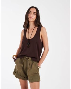 ASOS – schlupf-shorts - Braun