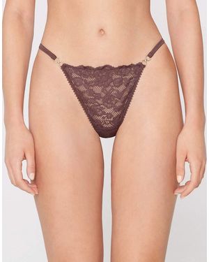 Tezenis Perfect Harmony Thong With Side Tanga - Natural