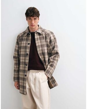 ASOS Wool Look Coat - Natural