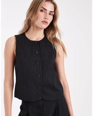 ONLY High Neck Vest - Black