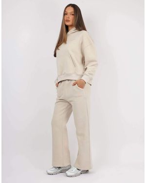 SIMMI X Mia Khan Milan Flared Joggers - Natural
