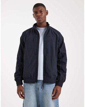 Farah Chaqueta De Chándal Azul Marino Con Diseño Híbrido Wavertree De