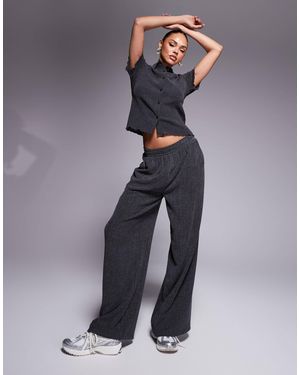 ASOS – strukturierte hose - Grau