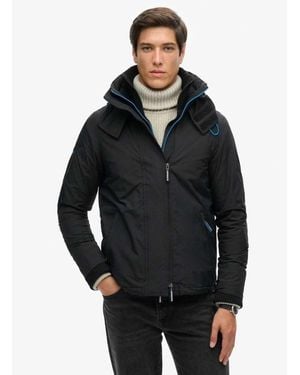 Superdry Pop Zip Hood Arctic Sd-Windcheater Jacket - Black