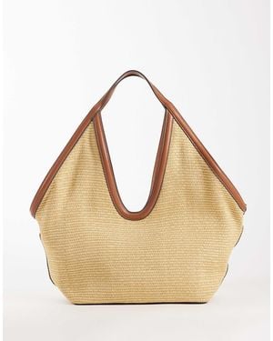 Mango – gewebte schultertasche - Natur