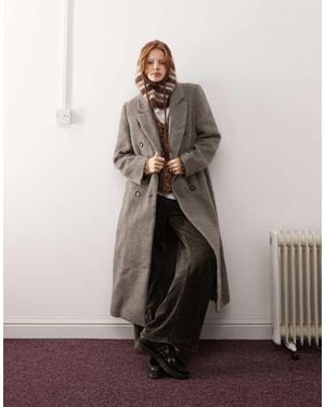 Collusion Tailored Longline Smart Coat - Grey