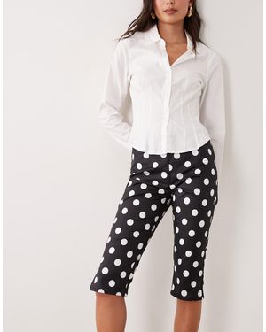 The Frolic Exclusive Capri Trouser - White