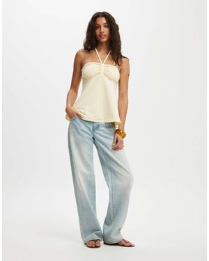 Cotton On Lucy Babydoll Halter - Blue