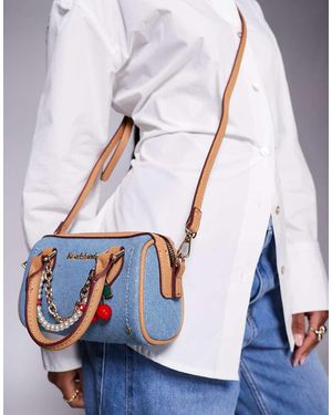 River Island Mini Bowlertas Van Denim - Wit
