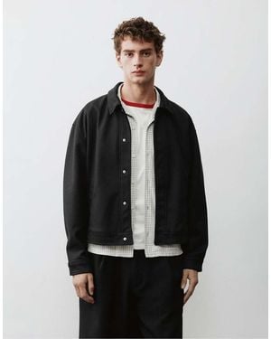 Pull&Bear Giacca Trucker Nera - Nero