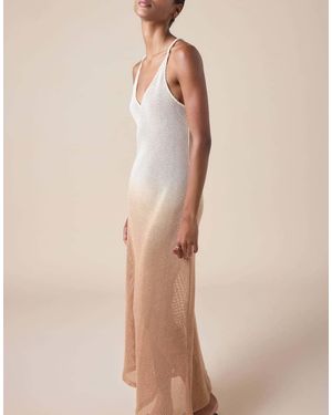 Calzedonia Fishnet Beach Dress - Natural