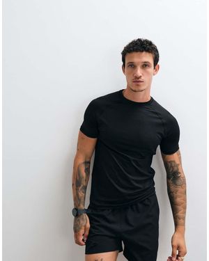 4505 Active Quick Dry Muscle Fit Compression Base Layer T-shirt - White