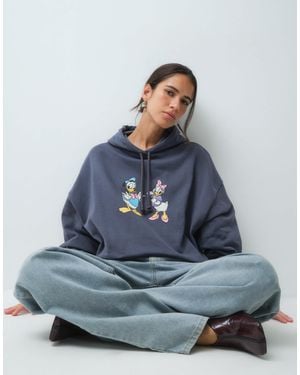 ASOS Disney kapuzenpullover mit donald-und-daisy-print - Blau
