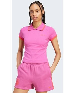 adidas Originals Polo Shirt - Pink