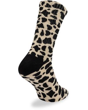 KTZ – ny yankees – crew-socken für damen mit mehrfarbigem kuhfellmuster - Schwarz