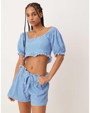 ASOS Mini Short Co-ord - Blue