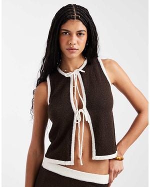 4th & Reckless Gilet Da Mare - Marrone