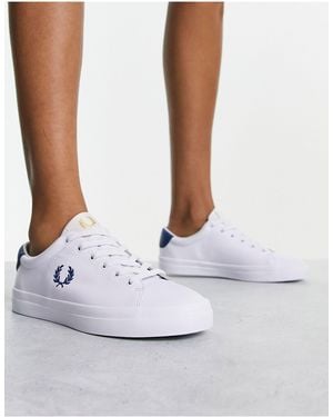Fred Perry Lottie Leather Trainer - White