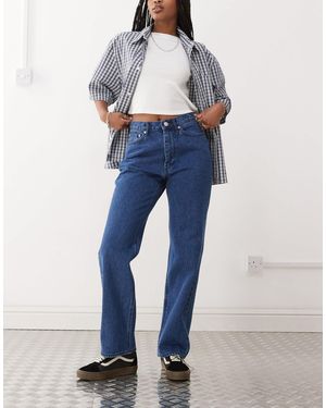 Obey – everyday – jeans mit schmalem schnitt - Blau