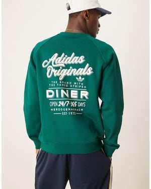 adidas Originals Diner Graphic Sweatshirt - Green