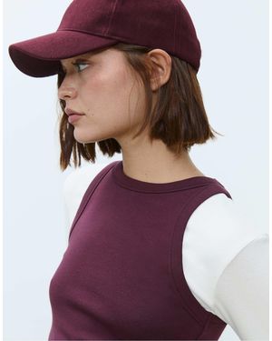 Stradivarius – basic-kappe - Lila
