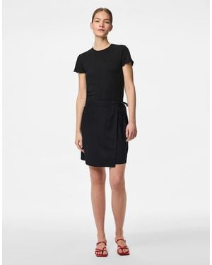 Pieces Mini Skirt - Black