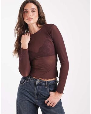 ONLY Mesh Top - Purple