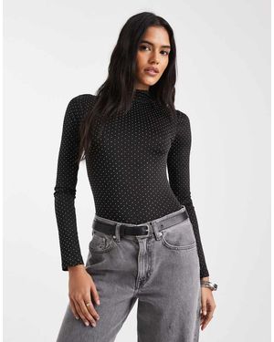Miss Selfridge Hot Fix Body - Zwart