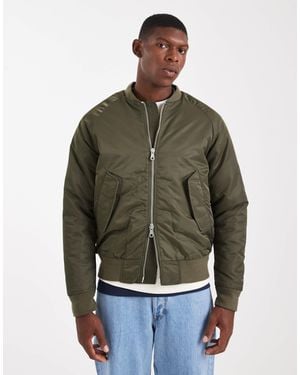 Jack & Jones Bomber With Contrast Lining - Green