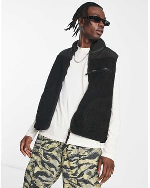 Stan Ray – weste aus sherpa-fleece - Blau