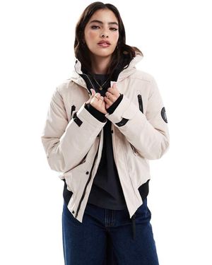 Superdry Everest Hooded Bomber Jacket - Blue