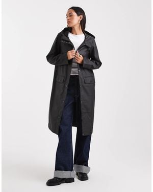 Vero Moda – longline-regenjacke - Blau