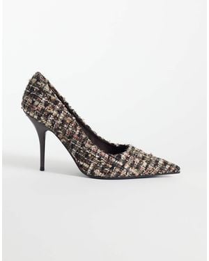 ASOS Perth Pointed Stiletto High Heeled Pumps - Metallic