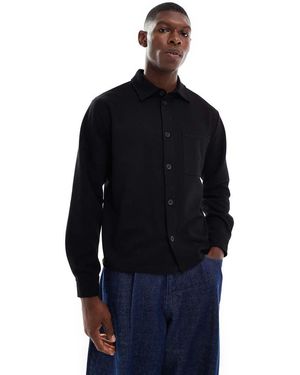 Only & Sons Textured Overshirt - Blue