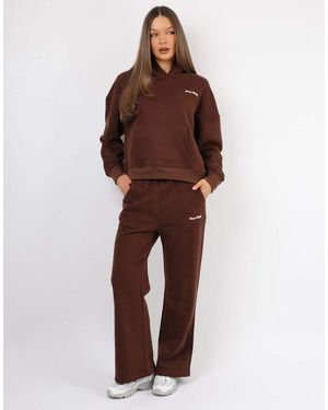 SIMMI X Mia Khan Marilyn Printed Hoodie - Brown