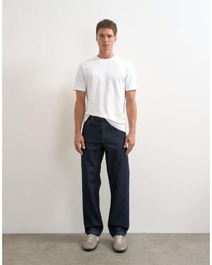 TOPMAN Rigid Straight Fit Jean - White