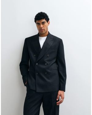 ASOS Regular-sakko mit zweireihigem verschluss - Blau