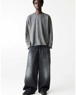 Pull&Bear Super Baggy Jeans - Grey