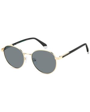 Polaroid Sunglasses Round Sunglasses With Polarized Lenses - Blue