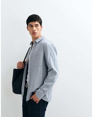 ASOS Overshirt With Chest Pockets - Blue