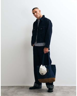 Prohibited Co-Ord Con Giacca Di Jeans Oversize Con Chiusura Con Zip - Blu