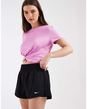 Nike Nike One Training Dri-Fit Mid Rise 3 Inch 2 - Purple