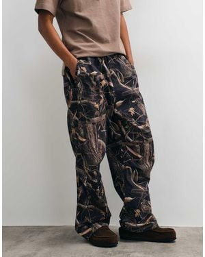 Carhartt Fletcher Broek Met Rechte Pijpen - Zwart