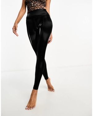 Ann Summers High Gloss Pu Leggings - Black