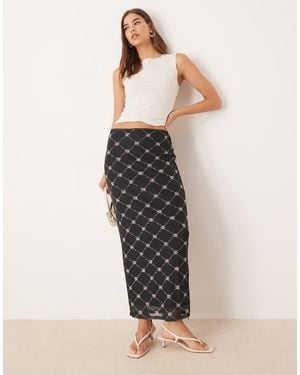 Glamorous Bodycon Maxi Skirt - Natural